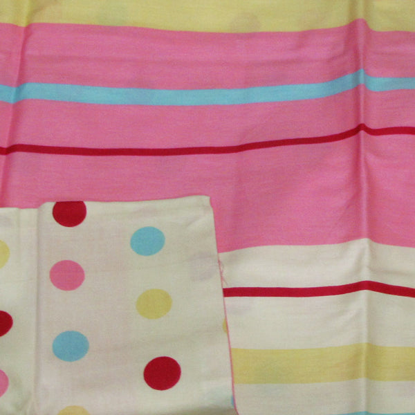 Atmosphere Carnival Striped Reversible Quilt Doona Duvet Cover Set Queen