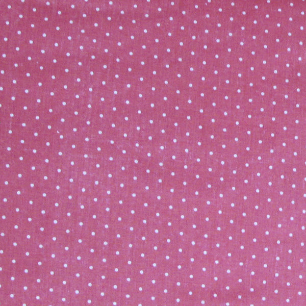 Polka Dots Polyester Cotton Quilt Doona Duvet Cover Set Pink Double