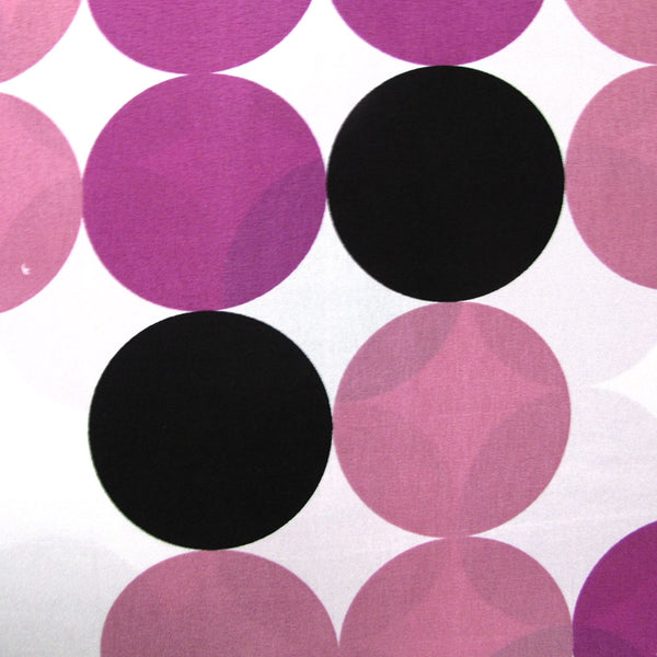 Origin Opus Dots Polyester Quilt Doona Duvet Cover Set Mauve Purple Queen
