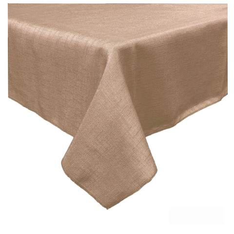 Emporio Slub Tablecloth Latte 180cm Round
