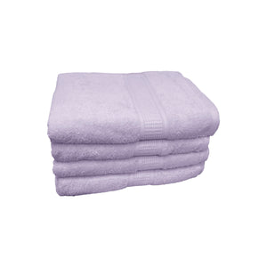 Combed Cotton Bath Towels 500gsm 70 x 140cm Lavender