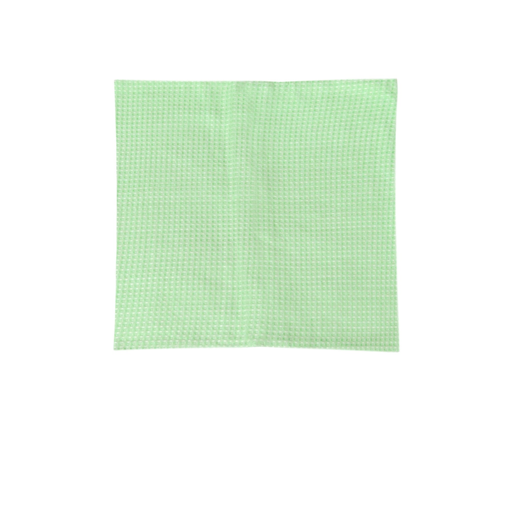 Cotton Waffle Cushion Cover Square 40cm Green