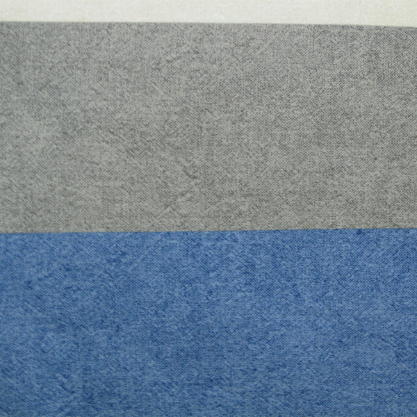 Beachy 250TC Cotton Reversible Quilt Doona Duvet Cover Set Striped Queen Blue Grey