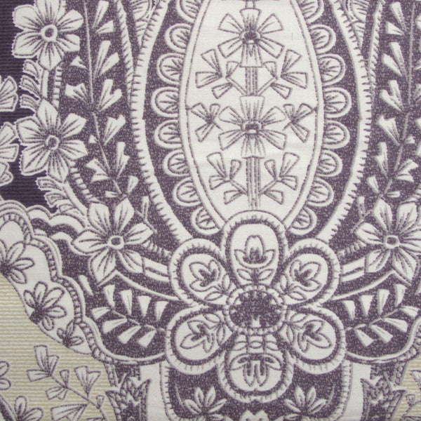 Elizabeth 250TC Damask Pattern Cotton Reversible Quilt Doona Duvet Cover Set Queen