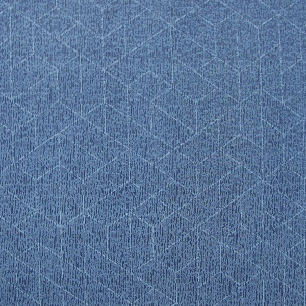 Halifax 250TC Geometric Cotton Quilt Doona Duvet Cover Set Queen Blue Taupe