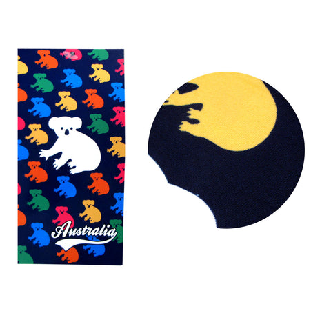 Australia Fluffy Koala Printed Microfibre Beach Towel 75 x 152cm