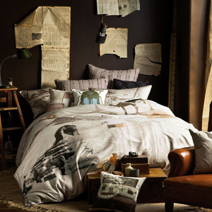 Linen House Egypt Nile Express Pyramids Quilt Doona Duvet Cover Set King