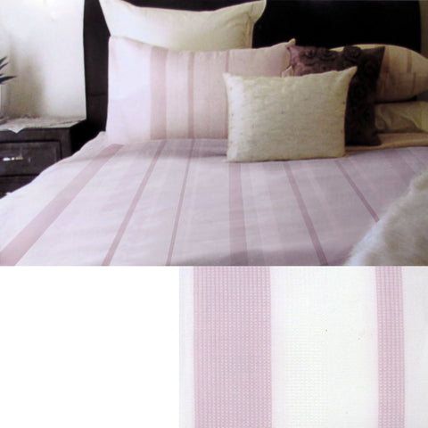 Metropolitan Waffle Weave Quilt Doona Duvet Cover Set Pink Queen
