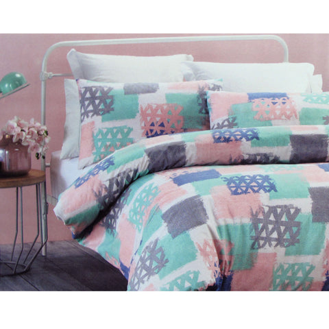 Belmondo Gouache Niro Patchwork Quilt Doona Duvet Cover Set King
