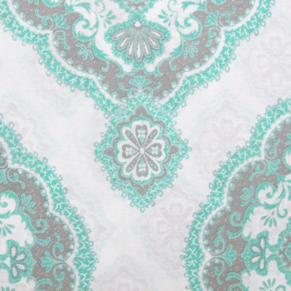 Persia Damask Print 225TC Cotton Rich Quilt Doona Duvet Cover Set King