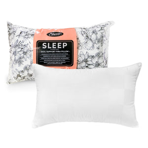 Easyrest Sleep Dual Support Polyester Foam Firm Pillow Side Sleeper 48 x 73cm