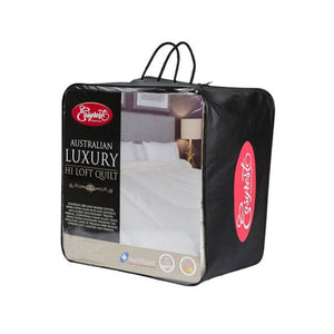 Easyrest 350gsm Fibrefill Luxury Hi Loft Quilt Doona Duvet Queen