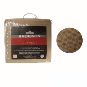 Radisson All Season Cotton Blanket Latte Single