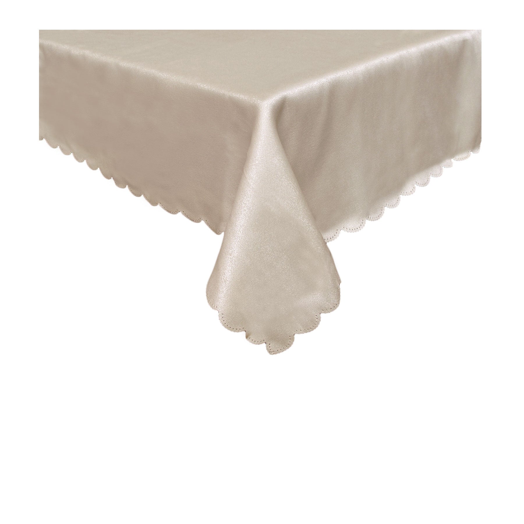Mist Jacquard Tablecloth Taupe 150 x 270cm