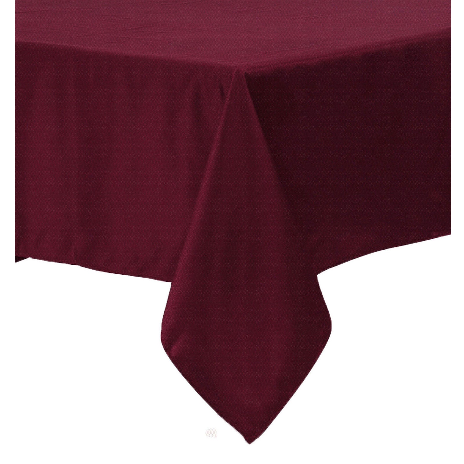 Polyester Cotton Tablecloth Burgundy 180cm Round