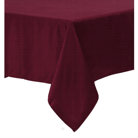 Polyester Cotton Tablecloth Burgundy 180cm Round