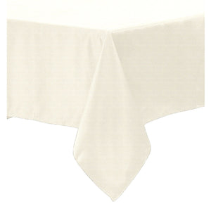 Polyester Cotton Tablecloth Ivory 180cm Round