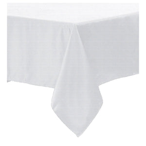 Polyester Cotton Tablecloth White 180 x 180cm