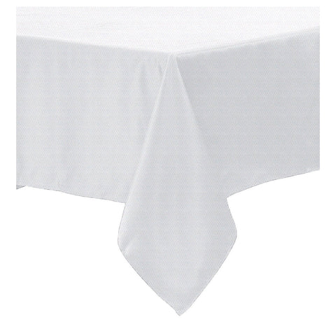 Polyester Cotton Tablecloth White 150 x 220cm