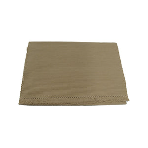 Hoydu Cotton Ribbed Table Runner 45cm x 200cm Warm Sand