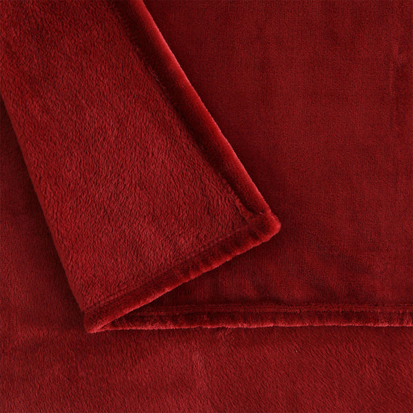 Accessorize 270gsm Polyester Super Soft Blanket Red Queen King