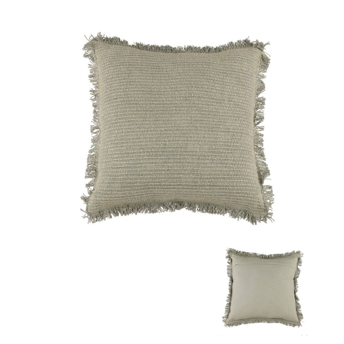 Accessorize Nova Textured Sage Square Filled Cushion 45cm