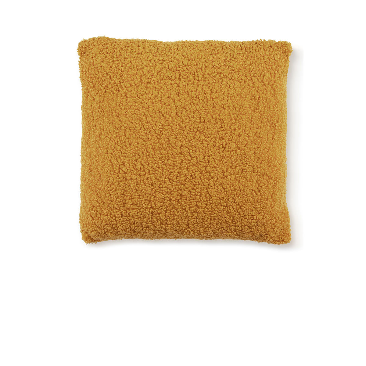 Bedding House Sherpa Fleece Filled Square Cushion Brown 45cm
