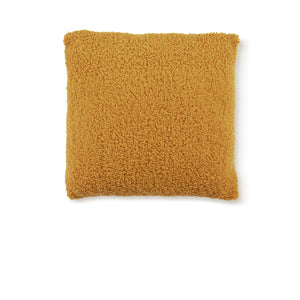 Bedding House Sherpa Fleece Filled Square Cushion Brown 45cm