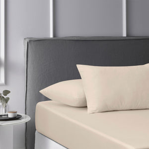 Accessorize 180TC Stone Washed Cotton Fitted Sheet Set King