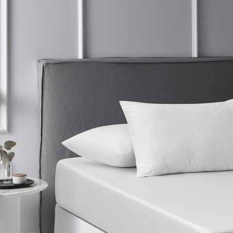 Accessorize 180TC White Washed Cotton Fitted Sheet Set King
