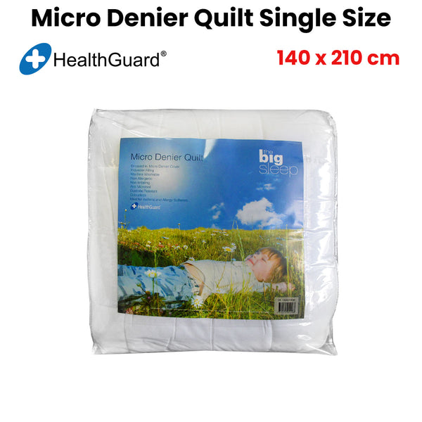 Big Sleep 300GSM Asthma Allergy Sufferers Micro Denier Quilt Single