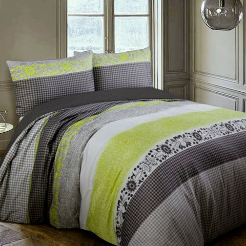 Big Sleep Ali Neon Microfibre Quilt Doona Duvet Cover Set King