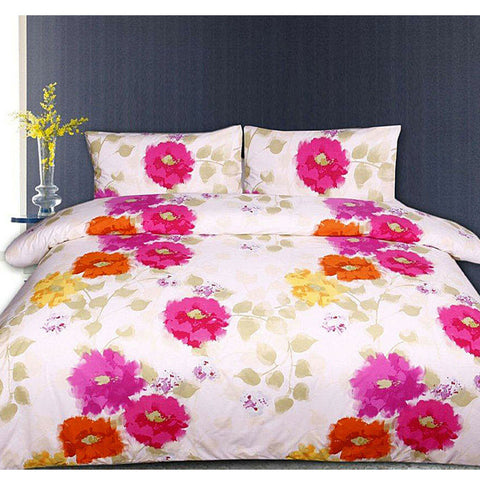 Accessorize Amelia Floral Quilt Doona Duvet Cover Set King