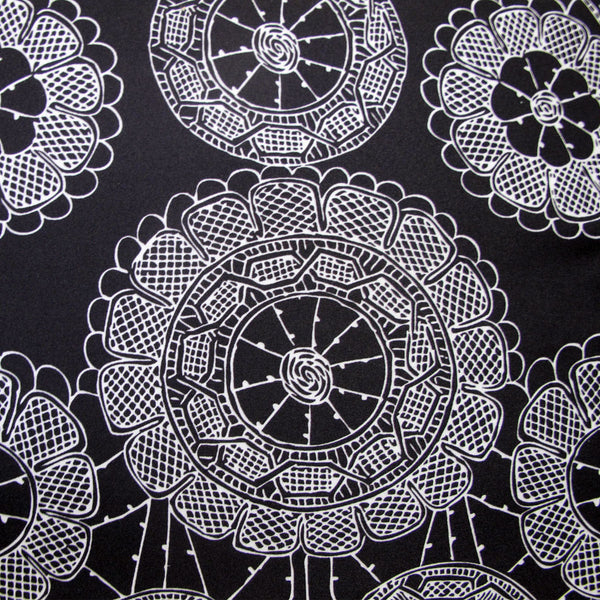 Big Sleep Batik Damask Black Quilt Doona Duvet Cover Set Double