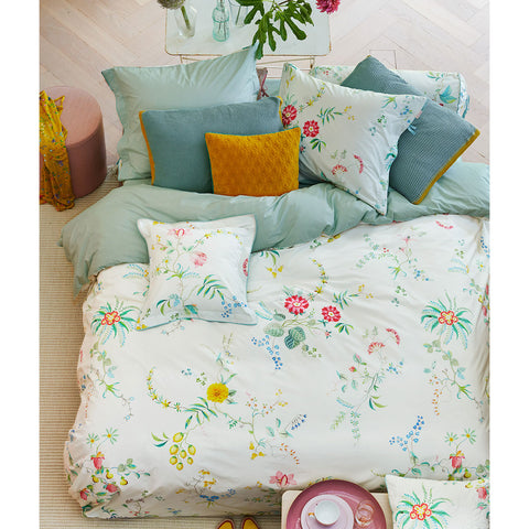 PIP Studio Fleur Grandeur White Cotton Quilt Doona Duvet Cover Set Queen