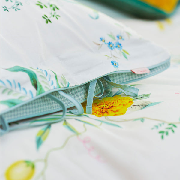 PIP Studio Fleur Grandeur White Cotton Quilt Doona Duvet Cover Set Queen