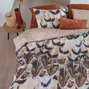 Bedding House Giselle Feathers Cotton Sateen Quilt Doona Duvet Cover King