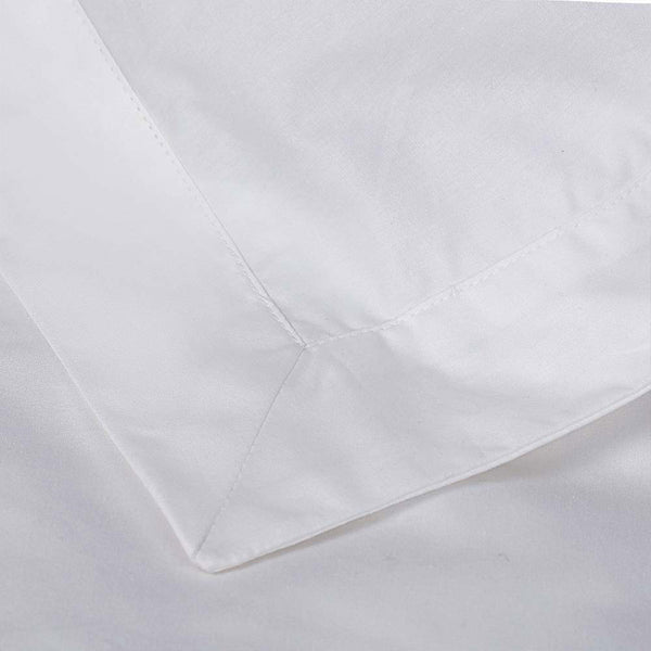 Accessorize White Tailored Cotton Quilt Doona Duvet Cover Set King