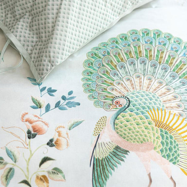 PIP Studio Japonica Japanese Quilt Doona Duvet Cover Set White Queen