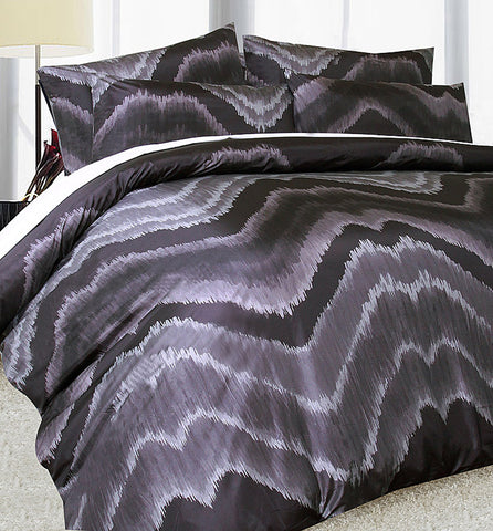 Big Sleep Midnight Microfibre Quilt Doona Duvet Cover Set Black Double