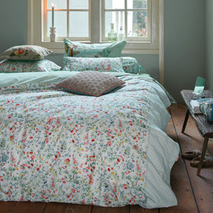 PIP Studio Midnight Garden Floral White Cotton Quilt Cover Set King