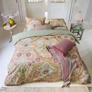 PIP Studio Saluti Grandi Pastel Floral Cotton Quilt Doona Duvet Cover Set King
