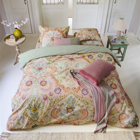 PIP Studio Saluti Grandi Pastel Floral Cotton Quilt Doona Duvet Cover Set Queen
