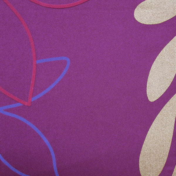 Accessorize Savannah Foliage Plum Quilt Doona Duvet Cover Set King