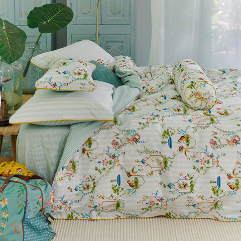 PIP Studio Singerie White Cotton Quilt Doona Duvet Cover Set Queen