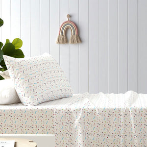 Happy Kids Bones Microfibre Printed Sheet Set Single