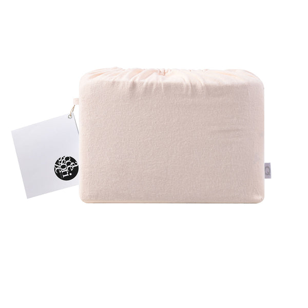 Accessorize 140gsm Cotton Flannelette Sheet Set Blush Pink Queen