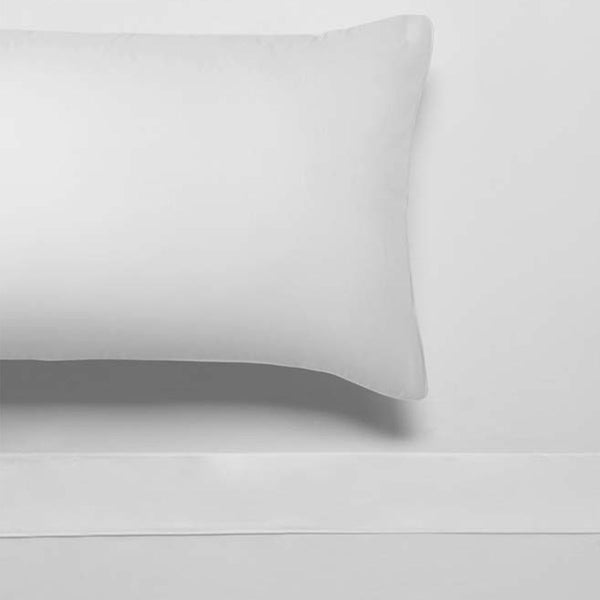 Accessorize White Piped Cotton Sheet Set Super King