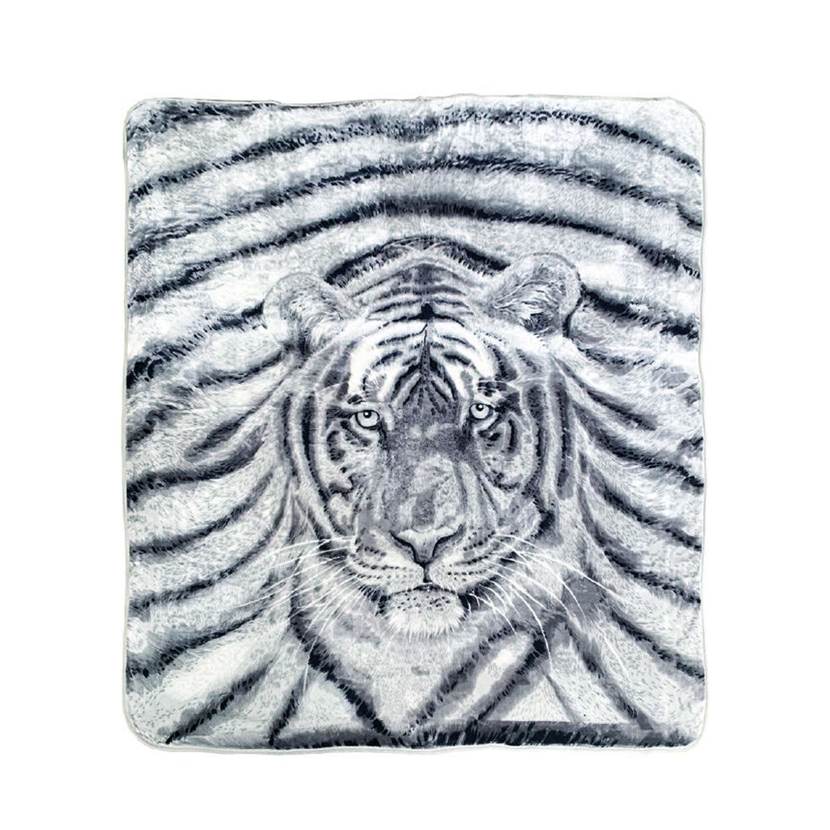 J Elliot Home 350gsm Faux Mink Blanket Rug Throw Tiger Print
