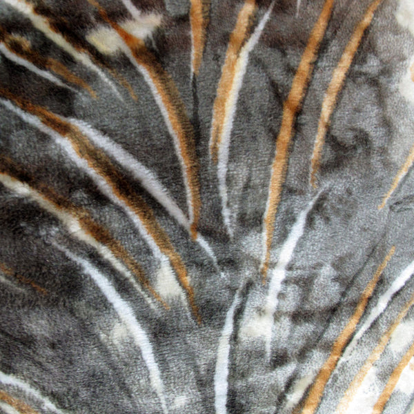 J Elliot Home 350gsm Faux Mink Blanket Rug Throw Wolf Print